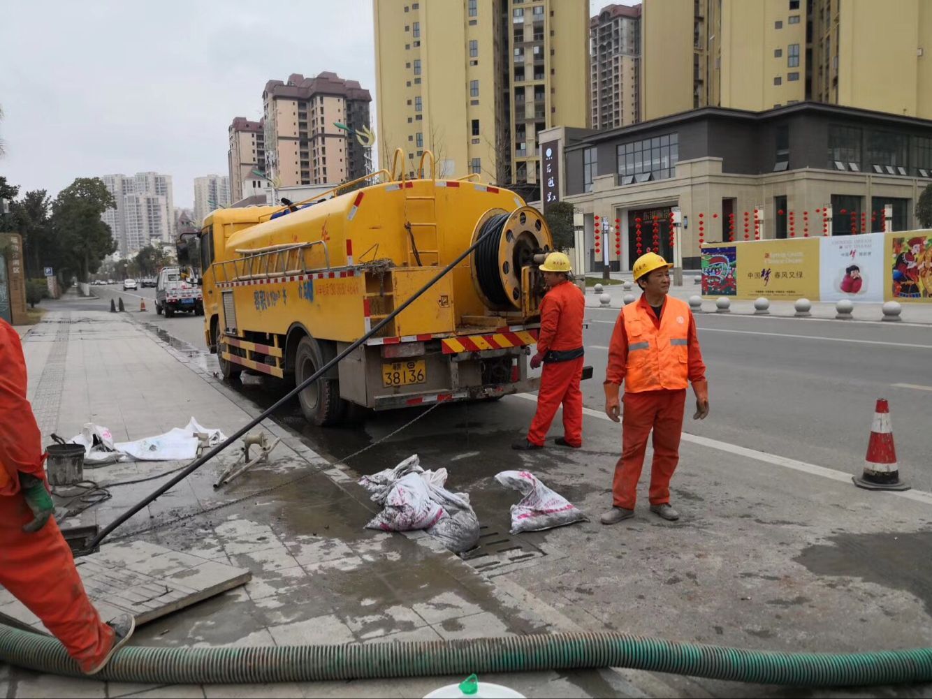 扬中排污管道清淤-管道清洗